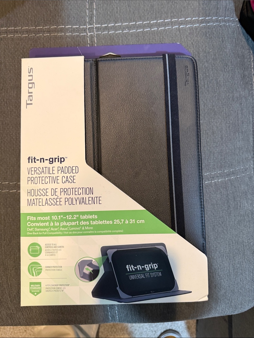 Targus Fit-n-Grip Black Versatile Padded Protective Tablet Case